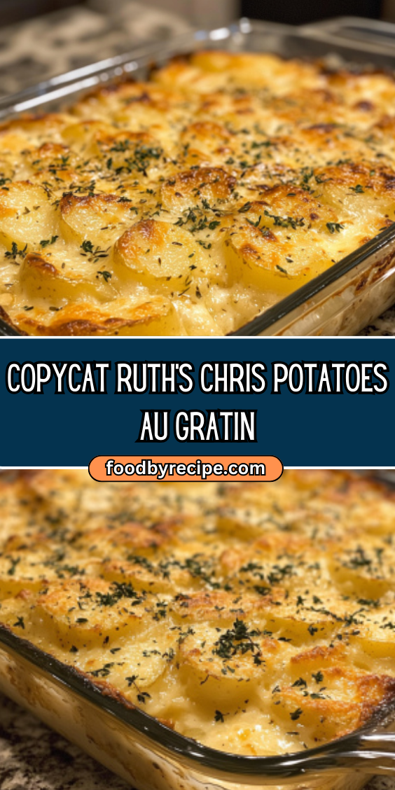 Copycat Ruth’s Chris Potatoes au Gratin