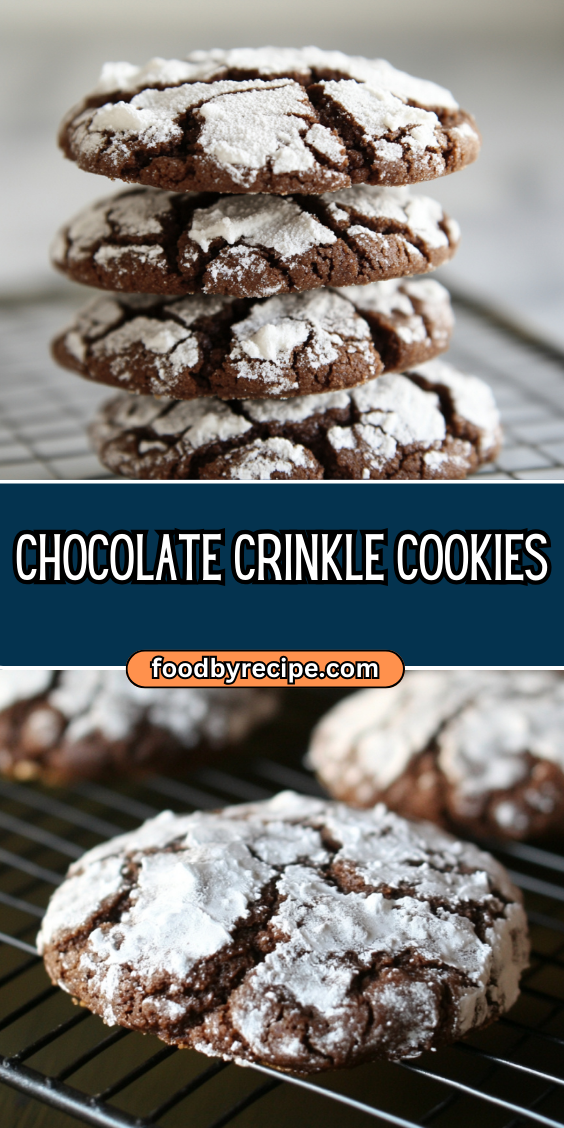 Chocolate Crinkle Cookies