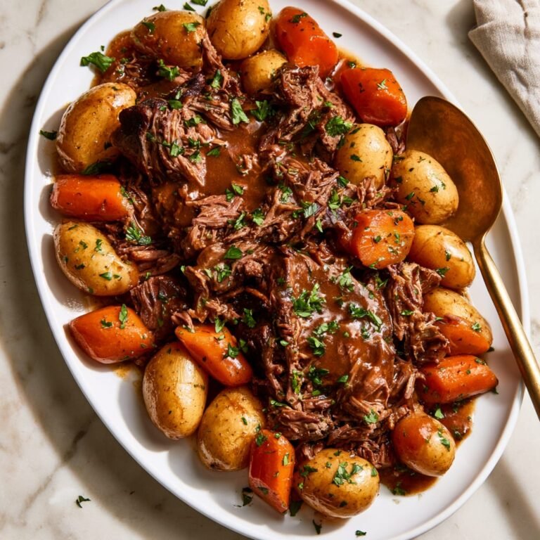 Easy Crockpot Pot Roast with Gravy | Cozy Family Dinner