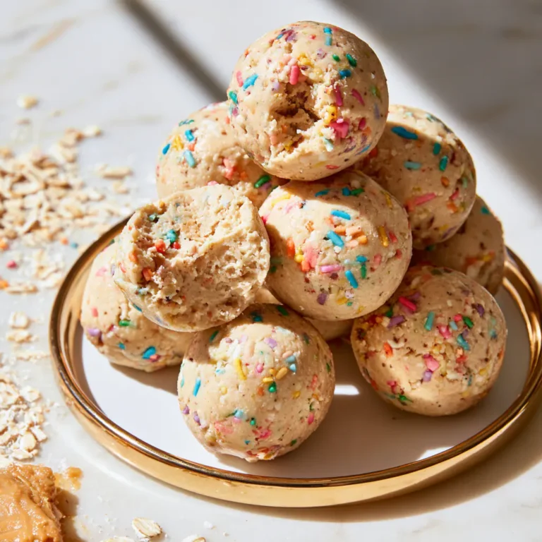 Easy Protein Balls for Kids | No Bake Cake Batter Snack