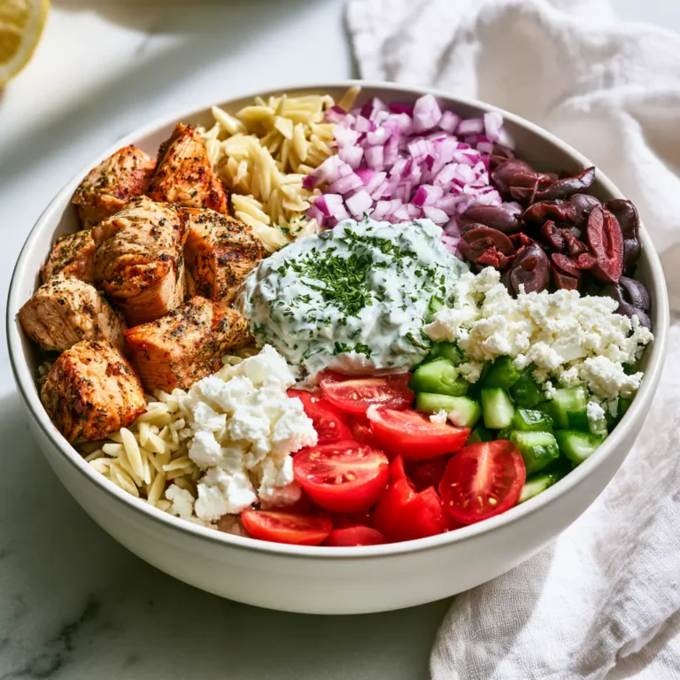 High Protein Chicken Gyro Bowls | Easy Healthy Lunch