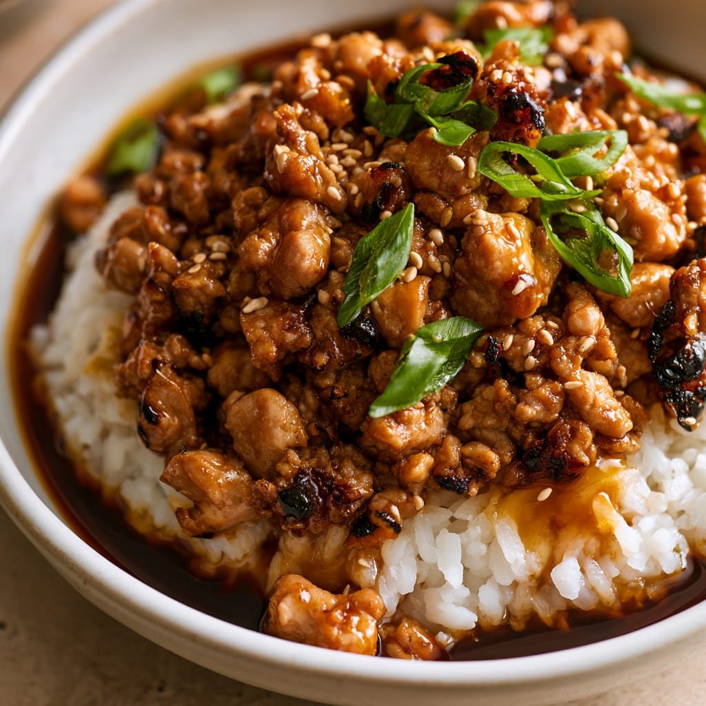Honey Garlic Ground Turkey Bowl | Easy High Protein Dinner