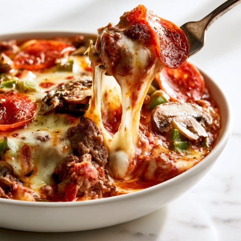 Low Carb Pizza Bowl | Easy High Protein Dinner